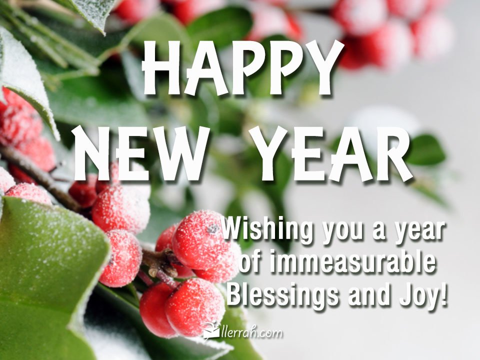 New Year Blessings and Joy