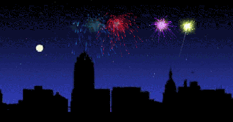 Happy Birthday Fireworks