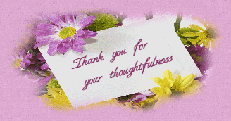 Thank You for your Thoughtfulness