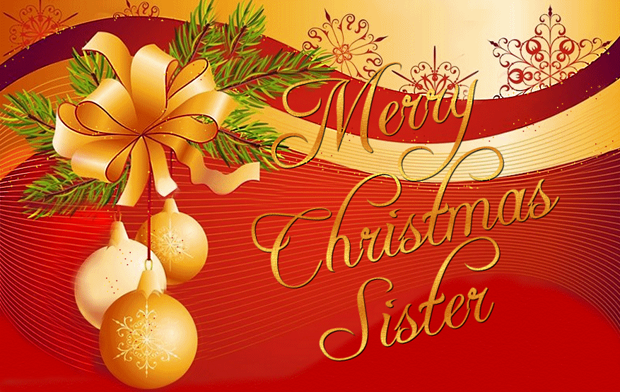 Merry Christmas Sister Images