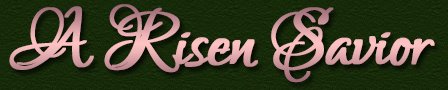 A Risen Savior