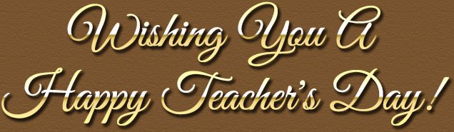 Happy Teachers Day