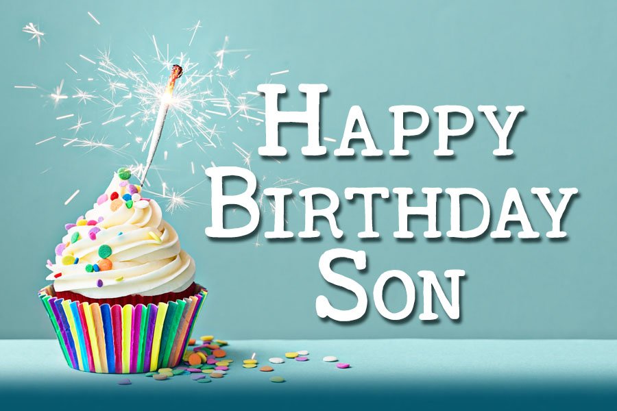 Happy Birthday Wishes for Your Son Card from Llerrah Ecards