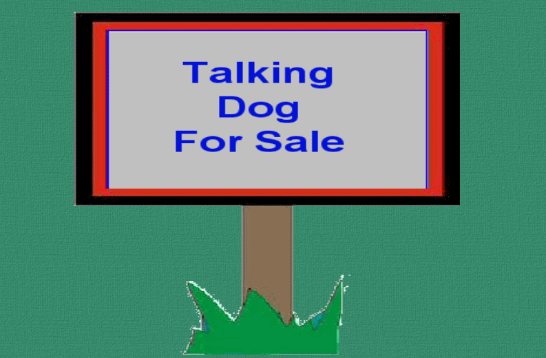 Talking Dog for Sale