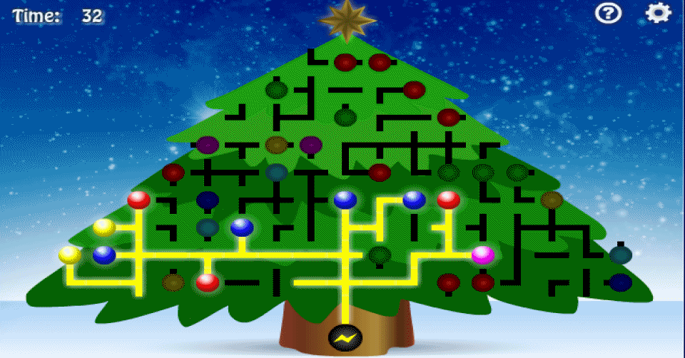 Christmas Tree Light Up Game