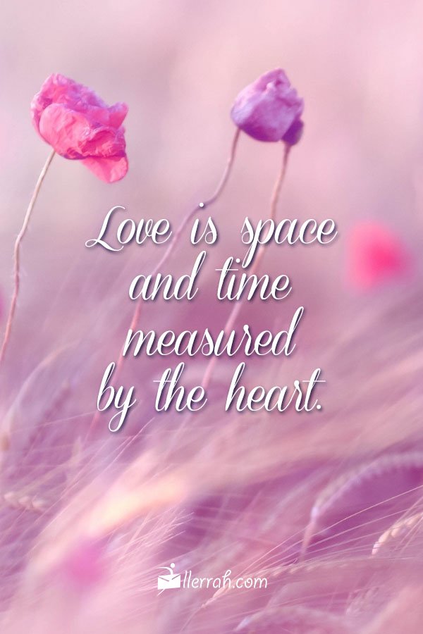 Love is Space and Time