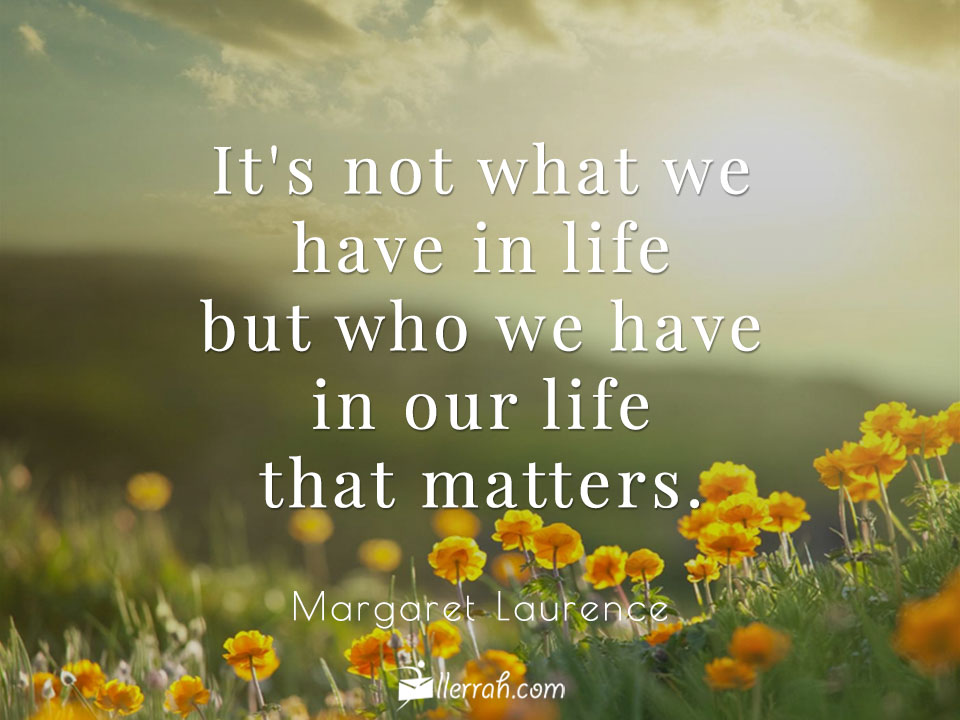 What Matters In Life