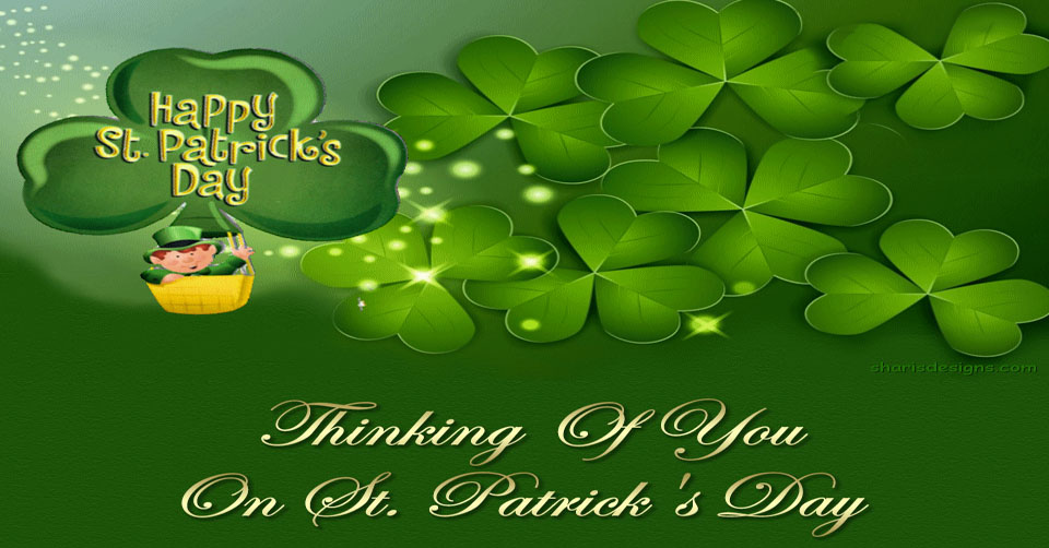 Happy St. Patrick's Day.